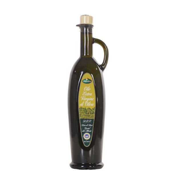 OLIO-EXTRA-VERGINE-DI-OLIVA-D.O.P.-TERRA-DI-BARI–CASTEL-DEL-MONTE-varieta’-coratina