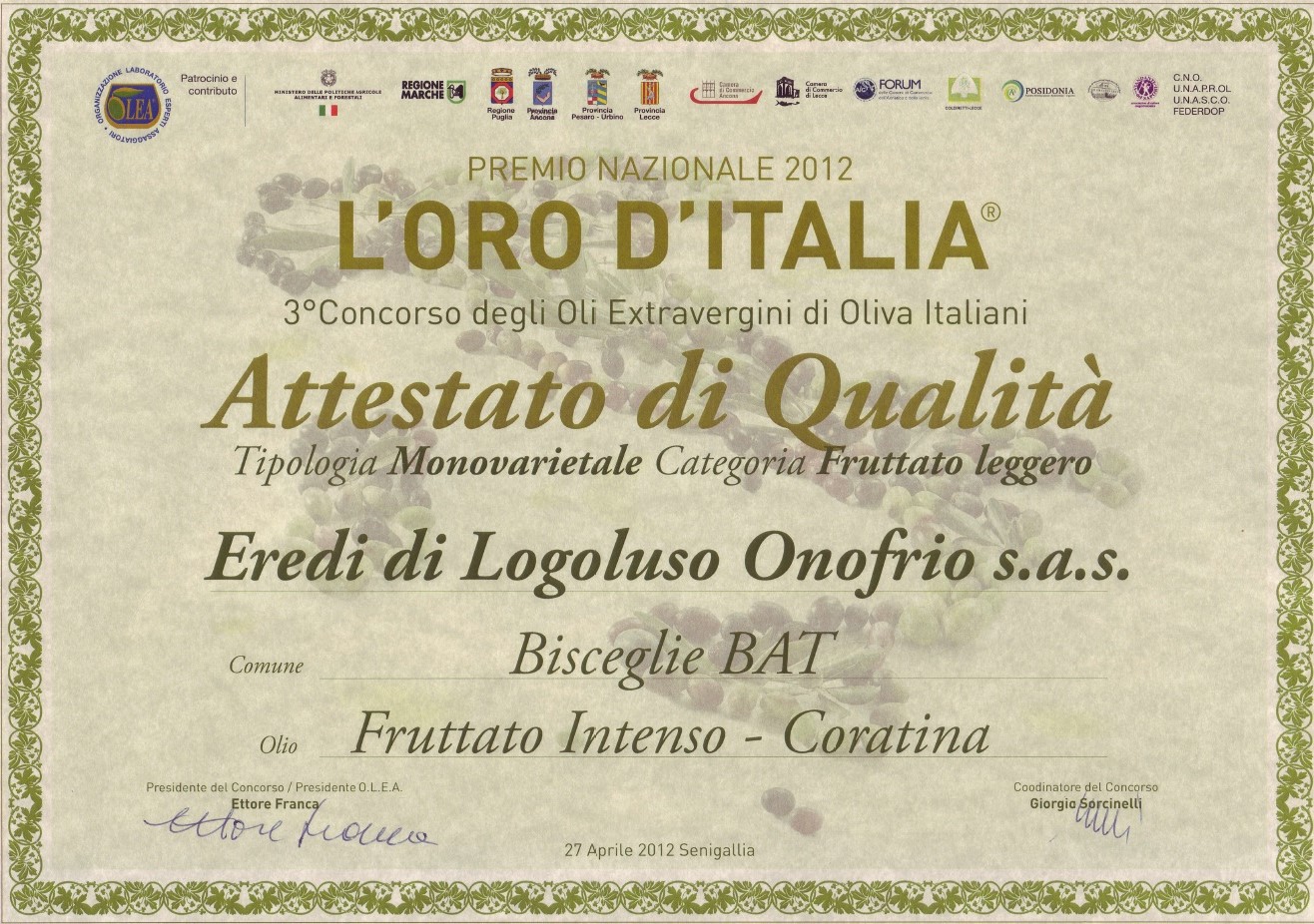 premio-nazionale-oro-italia-olio-logoluso-2012